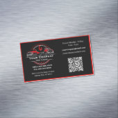 Berufliches Schleppunternehmen, Abschleppdienst Magnetische Visitenkarte (Beispiel)