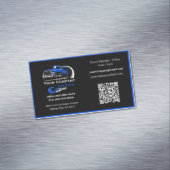 Berufliches Schleppunternehmen, Abschleppdienst Magnetische Visitenkarte (Beispiel)