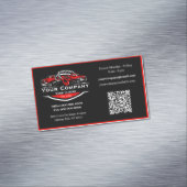 Berufliches Schleppunternehmen, Abschleppdienst Magnetische Visitenkarte (Beispiel)