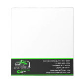 Berufliches Schleppunternehmen, Abschleppdienst Notizblock (Vorderseite)