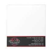 Berufliches Schleppunternehmen, Abschleppdienst Notizblock (Vorderseite)