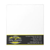 Berufliches Schleppunternehmen, Abschleppdienst Notizblock (Vorderseite)