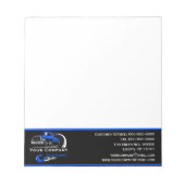 Berufliches Schleppunternehmen, Abschleppdienst Notizblock (Vorderseite)