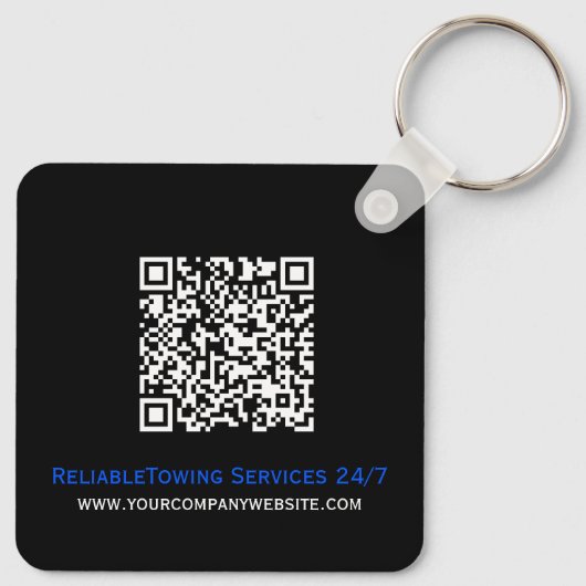 Berufliches Schleppunternehmen, Abschleppdienst Schlüsselanhänger (Rückseite)