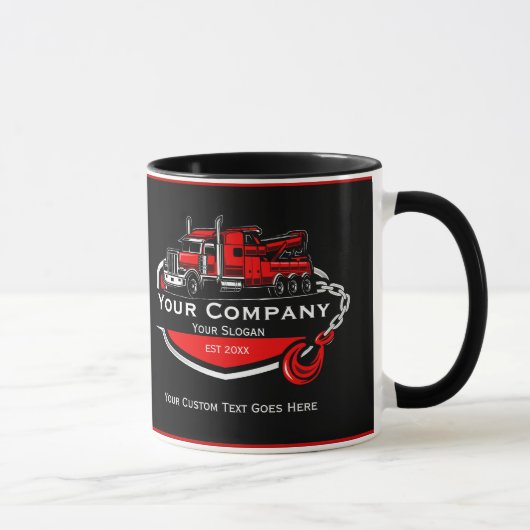 Berufliches Schleppunternehmen, Abschleppdienst Tasse (Rechts)