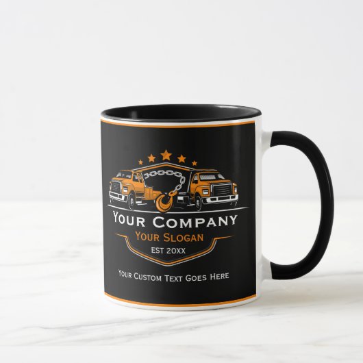 Berufliches Schleppunternehmen, Abschleppdienst Tasse (Rechts)