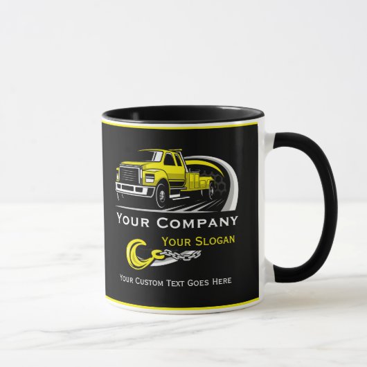 Berufliches Schleppunternehmen, Abschleppdienst Tasse (Rechts)