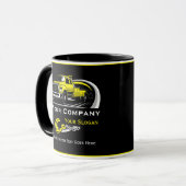 Berufliches Schleppunternehmen, Abschleppdienst Tasse (Vorderseite Links)