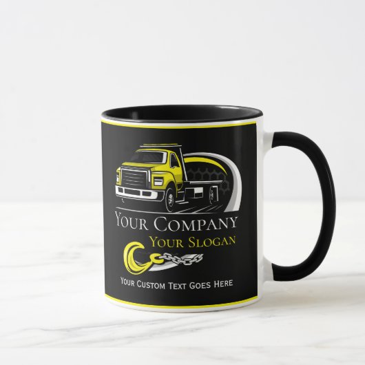 Berufliches Schleppunternehmen, Abschleppdienst Tasse (Rechts)