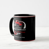 Berufliches Schleppunternehmen, Abschleppdienst Tasse (Vorderseite Links)