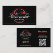 Berufliches Schleppunternehmen, Abschleppdienst Visitenkarte (Vorne/Hinten)