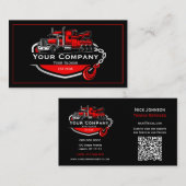 Berufliches Schleppunternehmen, Abschleppdienst Visitenkarte (Vorne/Hinten)