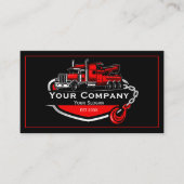 Berufliches Schleppunternehmen, Abschleppdienst Visitenkarte (Vorderseite)