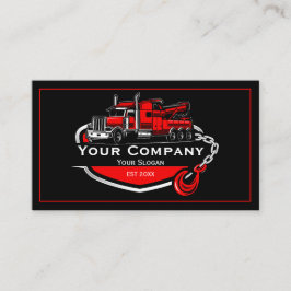 Berufliches Schleppunternehmen, Abschleppdienst Visitenkarte