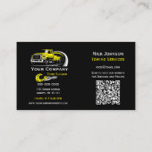 Berufliches Schleppunternehmen, Abschleppdienst Visitenkarte (Rückseite)