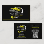 Berufliches Schleppunternehmen, Abschleppdienst Visitenkarte (Vorne/Hinten)