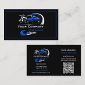 Berufliches Schleppunternehmen, Abschleppdienst Visitenkarte (Vorne/Hinten)