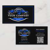 Berufliches Schleppunternehmen, Abschleppdienst Visitenkarte (Vorne/Hinten)