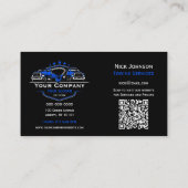 Berufliches Schleppunternehmen, Abschleppdienst Visitenkarte (Rückseite)