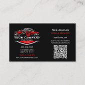 Berufliches Schleppunternehmen, Abschleppdienst Visitenkarte (Rückseite)