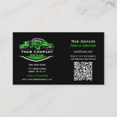 Berufliches Schleppunternehmen, Abschleppdienst Visitenkarte (Rückseite)