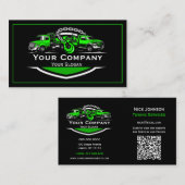 Berufliches Schleppunternehmen, Abschleppdienst Visitenkarte (Vorne/Hinten)