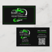 Berufliches Schleppunternehmen, Abschleppdienst Visitenkarte (Vorne/Hinten)