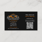 Berufliches Schleppunternehmen, Abschleppdienst Visitenkarte (Rückseite)