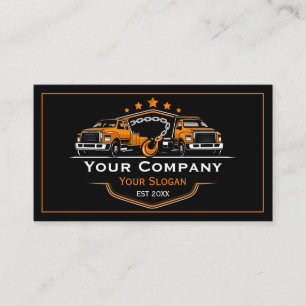 Berufliches Schleppunternehmen, Abschleppdienst Visitenkarte