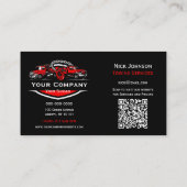 Berufliches Schleppunternehmen, Abschleppdienst Visitenkarte (Rückseite)