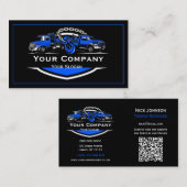 Berufliches Schleppunternehmen, Abschleppdienst Visitenkarte (Vorne/Hinten)