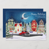 Berufliches Schleppunternehmen Feiertagskarte (Vorne/Hinten)