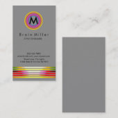 Berufliches Schlichtes Elegantes Design Visitenkarte (Vorne/Hinten)
