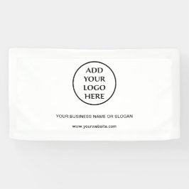 Berufliches Schlichtes Logo für Unternehmen Banner