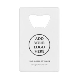 Berufliches Schlichtes Logo für Unternehmen Geldbeutel Flaschenöffner