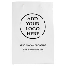 Berufliches Schlichtes Logo für Unternehmen Mittlere Geschenktüte