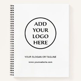 Berufliches Schlichtes Logo für Unternehmen Notizblock