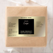 Berufliches, schlichtes Logo-Goldlabel (Insitu)