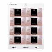 Berufliches schlichtes Logo Rose Gold (Vorne)