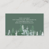 Berufliches Schneiden von Bäumen Visitenkarte (Rückseite)