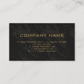 Berufliches Schwarz-Design - Neuer QR-Code Visitenkarte (Rückseite)