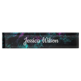 berufliches Schwarz-Kunstwerk Namensplakette