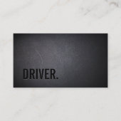 Berufliches Schwarz Minimalistisch Visitenkarte (Vorderseite)