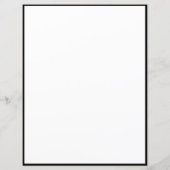 Berufliches Schwarz-Weiß-Streifen-Muster (Rückseite)