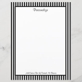 Berufliches Schwarz-Weiß-Streifen-Muster