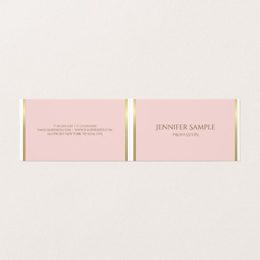 Berufliches Schwarz-Weiß-Template Visitenkarten (Außenseite Aufgefaltet)