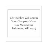 Berufliches Schwarz-weiße Permastempel (Design)