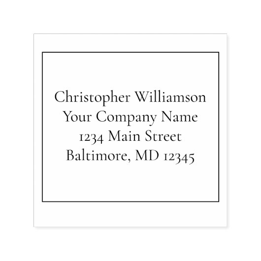 Berufliches Schwarz-weiße Permastempel (Design)