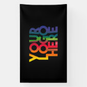 Berufliches Schwarzes-Einfaches-Firmenlogo Banner (Vertikal)