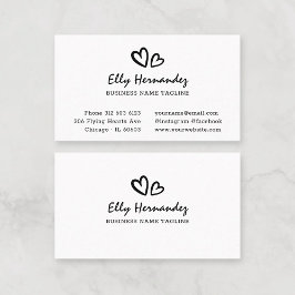 Berufliches schwarzes Logo für Schreibmaschinensch Visitenkarte